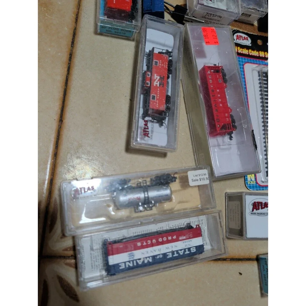 Atlas Trainman Train Set - Assorted Collection Lot, Accessories Model Railroad